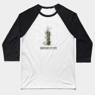 Smudge It Out T-Shirt - Dark Boho Sage Cleansing Baseball T-Shirt